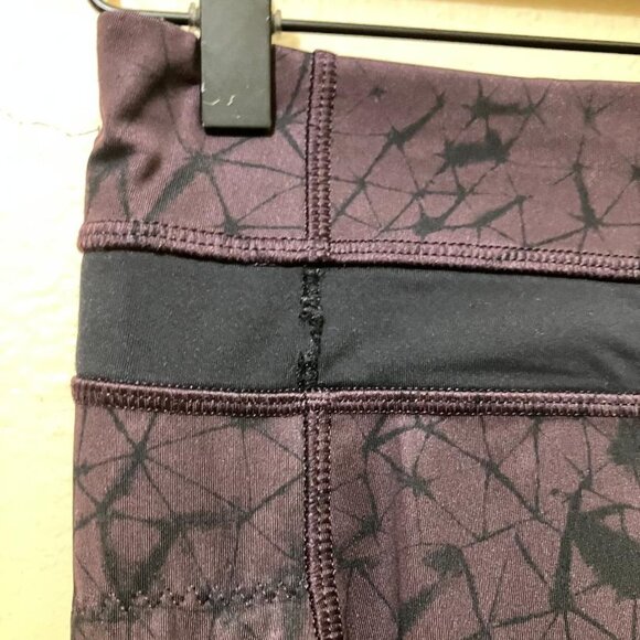 Lululemon Inspire 7/8 Tight II Luxtreme/Mesh Star Crushed Black Cherry Size 2 - Picture 4 of 6